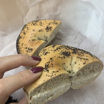 City Bagel and Cafe - Poppy seed bagel - Cafes Near Me - Sandy Springs, Georgia