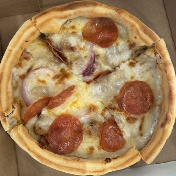 The Pan - 7" inch Pan Deluxe Deep Dish Pizza - Breakfast & Brunch Near Me - Santa Ana, California The Pan - 7" inch Pan Deluxe Deep Dish Pizza - Breakfast & Brunch Near Me - Santa Ana, California