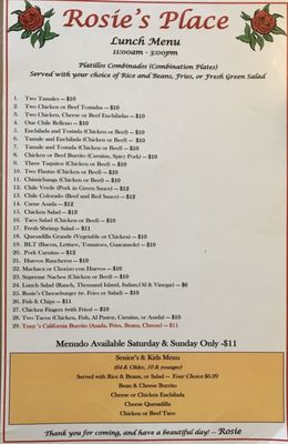 Menu photo 6 Rosie's Place Wellington, NV Menu photo 6 Rosie's Place Wellington, NV