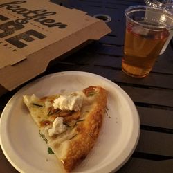 Feather & Fire - Ricotta Be Kidden Me and a Blonde Beer