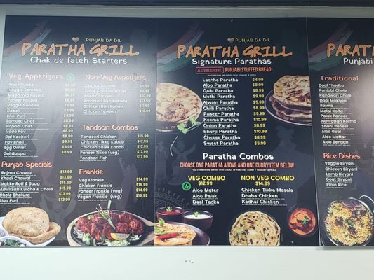Menu photo 4 Paratha Grill Artesia, CA