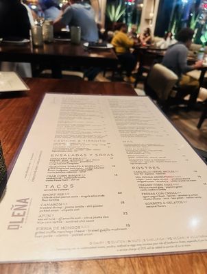 Menu photo 7 dLeña Washington, DC, DC