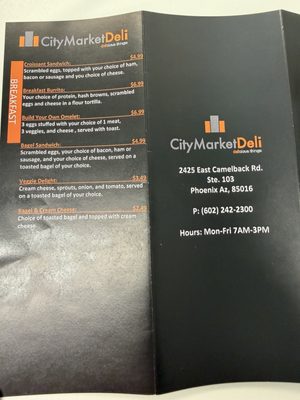 Menu photo 3 City Market Deli Phoenix, AZ Menu photo 3 City Market Deli Phoenix, AZ