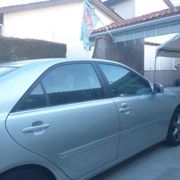 15+ years of paint damage and results of a rear end collision erased! Now I need new tires  #toyotaslastforever