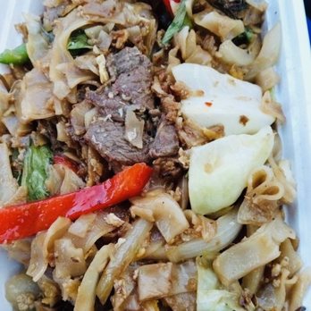 Thai Lao Restaurant - Pad Kee Mao with beef. So delicious - Thai Near Me - Hercules, California Thai Lao Restaurant - Pad Kee Mao with beef. So delicious - Thai Near Me - Hercules, California