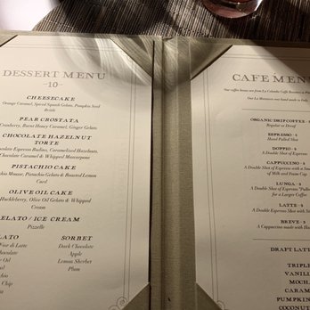 Il Nido - Dessert menu - Desserts Near Me - Marlboro, New Jersey