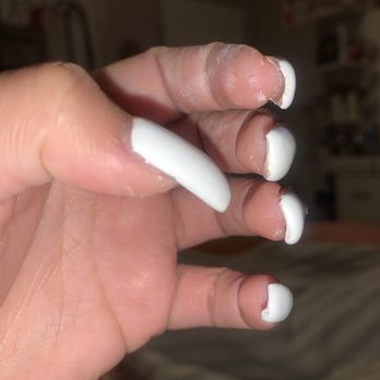 Q-Nails - Paint all over my hands - Nail Salons Near Me - Inglewood, California