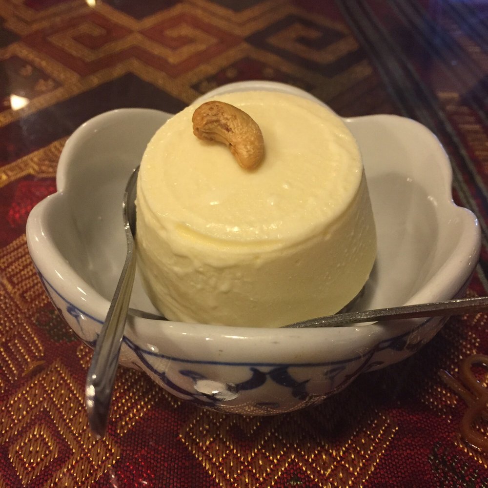 Thai Thip Restaurant - Dessert special: black rice and coconut milk icecream - Thai Near Me - Hurst, Texas