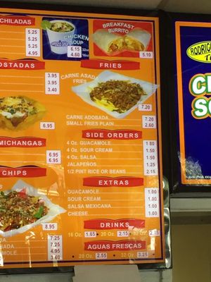 Menu photo 3 Rodrigo's Taco Shop San Diego, CA
