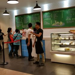 Port Café - new look of the counter