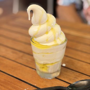 Truly Pizza - Soft serve ice with salt and olive oil - Pizza Near Me - Dana Point, California