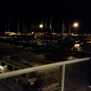 Bluffers Park Restaurant - Nightviewof the dock - Diners Near Me - Scarborough, Ontario