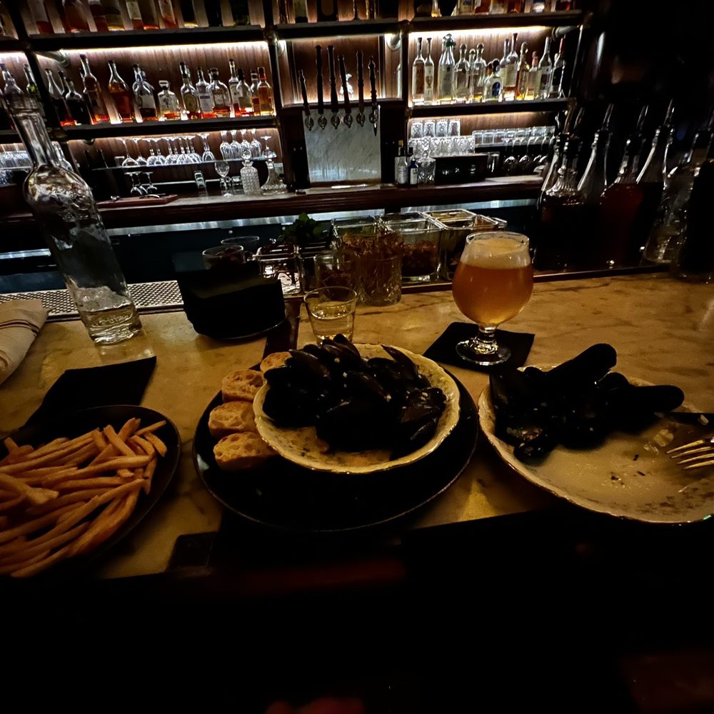 The Wolves - Mussels &...toasted baguette slices & frites &... = tasty goodness - Cocktail Bars Near Me - Los Angeles, California The Wolves - Mussels &...toasted baguette slices & frites &... = tasty goodness - Cocktail Bars Near Me - Los Angeles, California