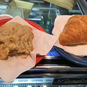 Bakers & Co - Left: ginger and apple scone Right: plain croissant - Bakeries Near Me - Annapolis, Maryland