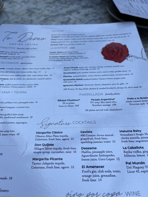 Menu photo 4 Te Deseo Dallas, TX