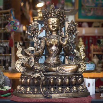 Old Tibet - Green Tara - Arts & Crafts Near Me - Boulder, Colorado