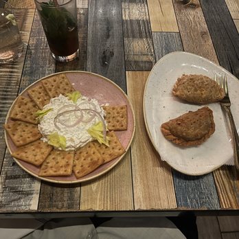La Cañita Bayside - Empanada and smoked fish dip - Cuban Near Me - Miami, Florida La Cañita Bayside - Empanada and smoked fish dip - Cuban Near Me - Miami, Florida