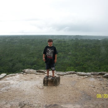 Zona Arqueológica de Cobá - at the top of the big pyramid - Landmarks & Historical Buildings Near Me - Cobá, ROO