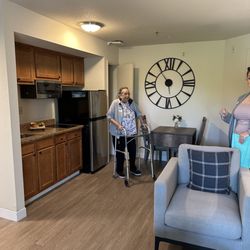 Marbella San Jose - Kitchen and living area