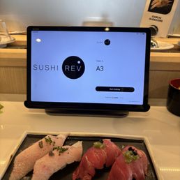 Truffle yellow tail belly and toro Truffle yellow tail belly and toro
