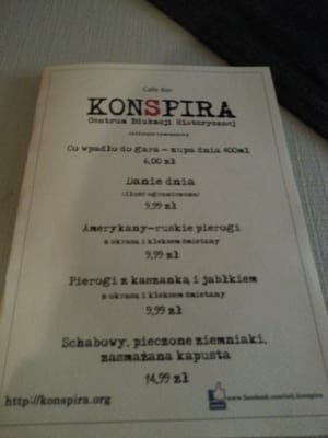 Menu photo 4 Konspira Wrocław, DS