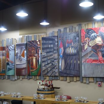 Maker's Mark Distillery - Fantastic Makers Mark artwork throughout the buildings. This was in the tasting room. - Tours Near Me - Loretto, Kentucky Maker's Mark Distillery - Fantastic Makers Mark artwork throughout the buildings. This was in the tasting room. - Tours Near Me - Loretto, Kentucky