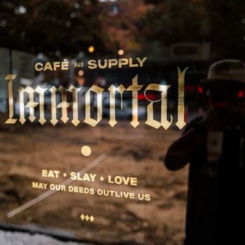 Immortal Cafe & Supply - Cafes Near Me - Sacramento, California Immortal Cafe & Supply - Cafes Near Me - Sacramento, California