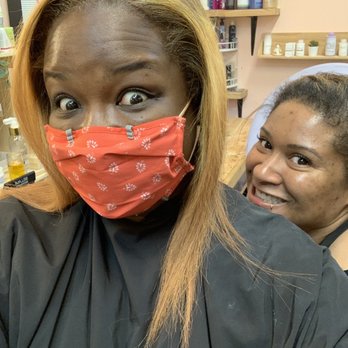 Strong Hair Studio - She evil smiles like this...A LOT!  But only at me!!!  Service with an smile tailored to you! - Hair Stylists Near Me - Austin, Texas