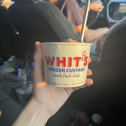 Whit's Frozen Custard - Moca chip