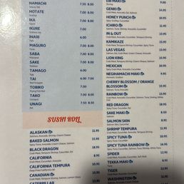 Menu Menu