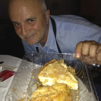 Greektown - George (the owner) with his Baclava Cheesecake - Greek Near Me - Phoenix, Arizona