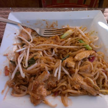 Thai Chili - Pad thai... Half eaten - Thai Near Me - Reno, Nevada