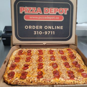Pizza Depot - Square 24 Slice Party Pizza. - Pizza Near Me - Thorold, Ontario Pizza Depot - Square 24 Slice Party Pizza. - Pizza Near Me - Thorold, Ontario