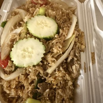 Neisha Thai Cuisine - Kao Pad (Fried Rice) w/ beef - Thai Near Me - Vienna, Virginia Neisha Thai Cuisine - Kao Pad (Fried Rice) w/ beef - Thai Near Me - Vienna, Virginia