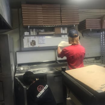 Knockout Pizza - Tossing the pizza dough.... - Pizza Near Me - Carlsbad, California