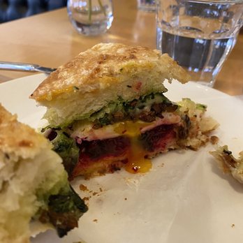 Camber Coffee - Veggie scone sandwich - Coffee & Tea Near Me - Bellingham, Washington