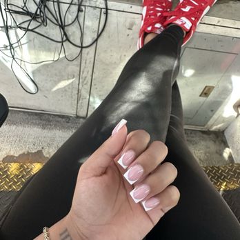 Ed Nails And Lashes - Full set with (deep French tip) - Nail Salons Near Me - Rancho Cucamonga, California Ed Nails And Lashes - Full set with (deep French tip) - Nail Salons Near Me - Rancho Cucamonga, California