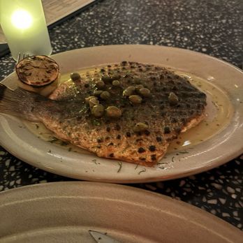 Ortikia Mediterranean Grill - Dorade Fish.  With capers and lemon - Mediterranean Near Me - Henderson, Nevada