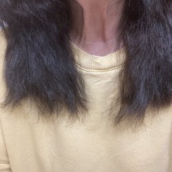 Coloroom AVEDA Salon - This is far from a blunt cut far from being even straight