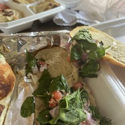 Spinach sandwich