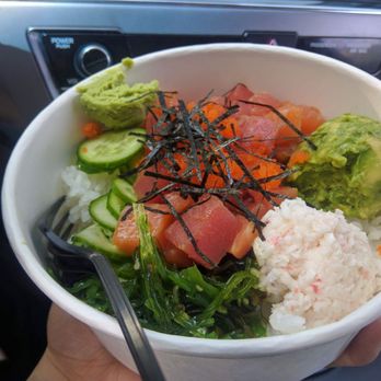 Mr. Poké - Regular bowl with 3 scoops $9.85+ $0.50 avocado - Poke Near Me - Diamond Bar, California Mr. Poké - Regular bowl with 3 scoops $9.85+ $0.50 avocado - Poke Near Me - Diamond Bar, California