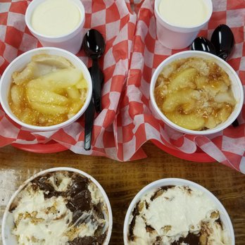 Woodpeckers Backyard BBQ - Apple cobbler and Eclair pudding. - Barbeque Near Me - Saint Augustine, Florida Woodpeckers Backyard BBQ - Apple cobbler and Eclair pudding. - Barbeque Near Me - Saint Augustine, Florida