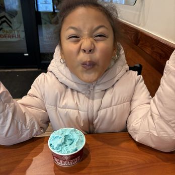 Cold Stone Creamery - My baby with her cotton candy ice cream - Ice Cream & Frozen Yogurt Near Me - Columbia, South Carolina Cold Stone Creamery - My baby with her cotton candy ice cream - Ice Cream & Frozen Yogurt Near Me - Columbia, South Carolina