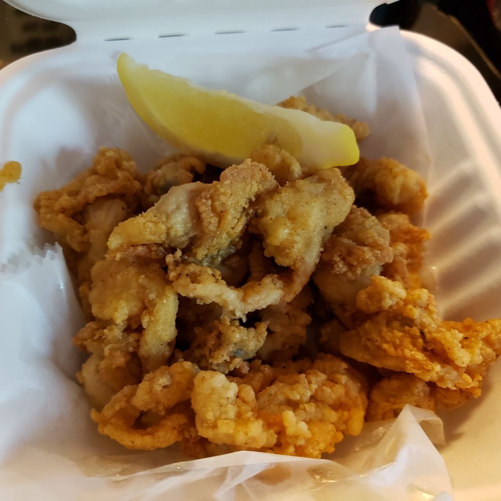 The Clam Castle - Half order of whole belly clams ($16) - Seafood Near Me - Madison, Connecticut The Clam Castle - Half order of whole belly clams ($16) - Seafood Near Me - Madison, Connecticut