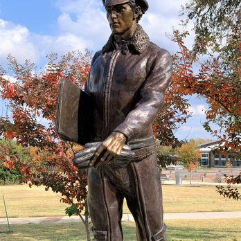 Frisco Commons Park - The 7' Flyboy statue, a WW II Army Air Corps navigator. - Parks Near Me - Frisco, Texas Frisco Commons Park - The 7' Flyboy statue, a WW II Army Air Corps navigator. - Parks Near Me - Frisco, Texas