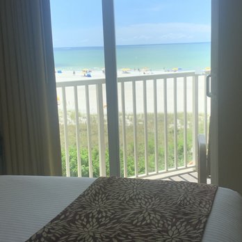 Sunset Vistas Beachfront Suites - Slider from master bedroom - Hotels Near Me - Treasure Island, Florida