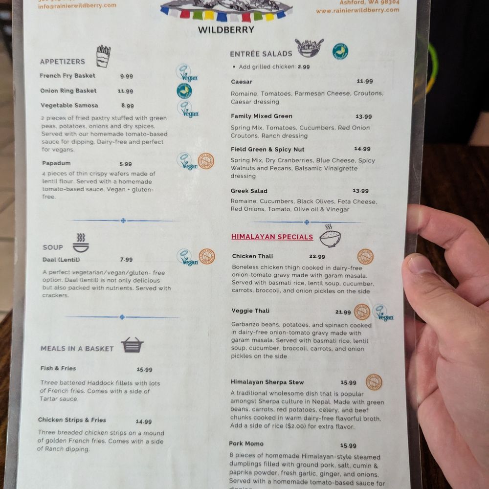 Wildberry Restaurant - Menu (Aug 2025) - American Near Me - Ashford, Washington Wildberry Restaurant - Menu (Aug 2025) - American Near Me - Ashford, Washington