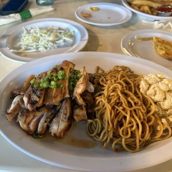 Moa Kai - Grilled Shoyu Chicken, Garlic noodles, and Mac salad - Hawaiian Near Me - Orlando, Florida Moa Kai - Grilled Shoyu Chicken, Garlic noodles, and Mac salad - Hawaiian Near Me - Orlando, Florida
