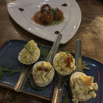 Union on the Hill Restaurant - Deviled eggs and Pork Belly Bites - New American Near Me - Kansas City, Missouri Union on the Hill Restaurant - Deviled eggs and Pork Belly Bites - New American Near Me - Kansas City, Missouri