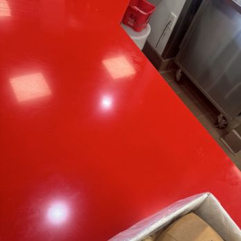 Five Guys - Greasy counter top - Burgers Near Me - Orange, California Five Guys - Greasy counter top - Burgers Near Me - Orange, California